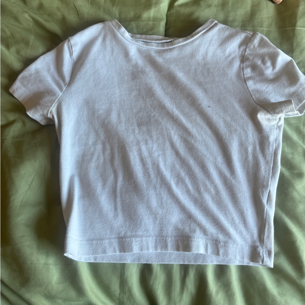 White cropped top T-Shirt